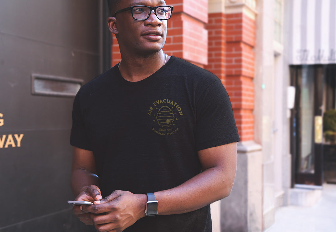 AE Heritage Tee: Black